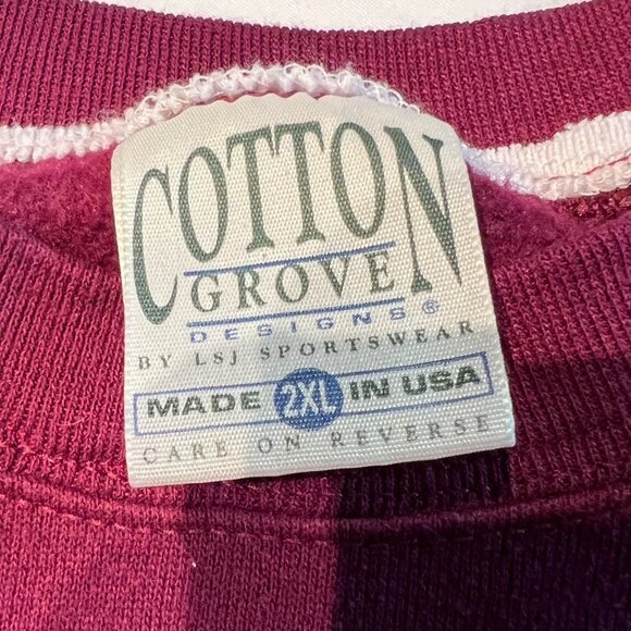 Women's Burgundy and Red Jumper - Picture 3 of 3